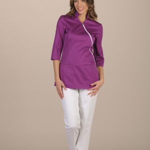 Nuraxi, bluza damska M3/4 Lev,fioletowa M