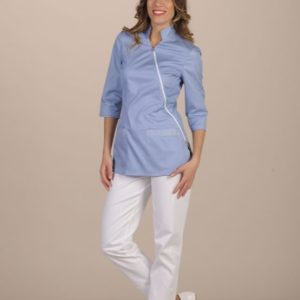 Nuraxi Freedom, bluza damska M3/4,CNI, denim jasny jeans S