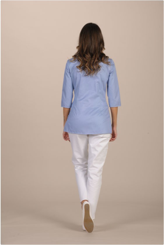 Nuraxi Freedom, bluza damska M3/4,CNI, denim jasny jeans S Nuraxi Freedom, bluza damska M3/4,CNI, denim jasny jeans S