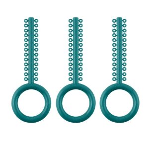 ElastoMax Uno-I ligatury turkus (40 pasków, 1040 szt.)