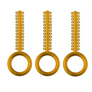 ElastoMax Uno-I ligatury złoty metalik (40 pasków, 1040 szt.)