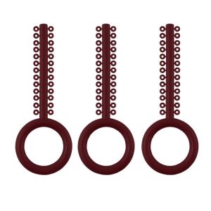 ElastoMax Uno-I ligatury bordowy (40 pasków, 1040 szt.)