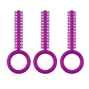 ElastoMax Uno-I ligatury purpurowy neonowy (40 pasków, 1040 szt.)