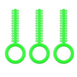 ElastoMax Uno-I ligatury zieleń neonowa (40 pasków, 1040 szt.)
