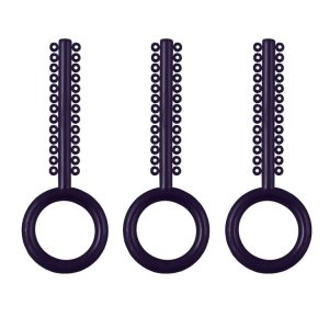 ElastoMax Uno-I ligatury fioletowy metalik (40 pasków, 1040 szt.)