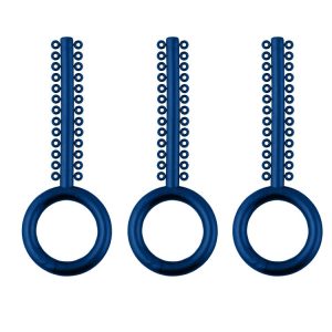 ElastoMax Uno-I ligatury niebieski metalic (40 pasków, 1040 szt.)