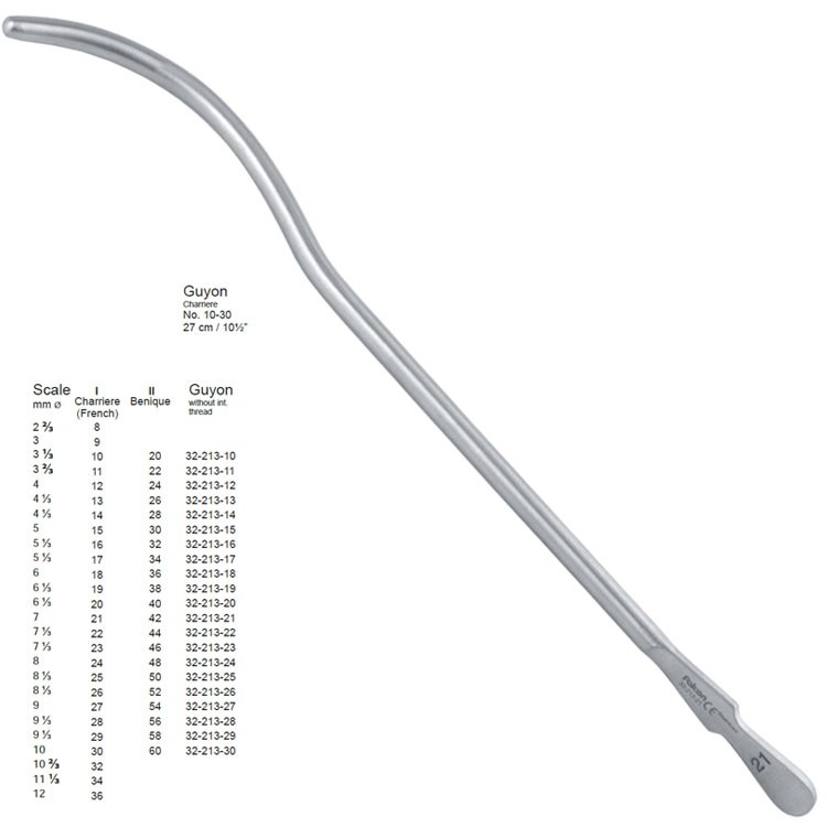 thumbnail image 2 of 15-Piece Guyon Urethral Sound Kit – Gynecological Bougies – DS-1346-215 – New 2 of 5