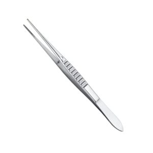 Penseta anatomiczna ząbkowana Iris prosta 115mm