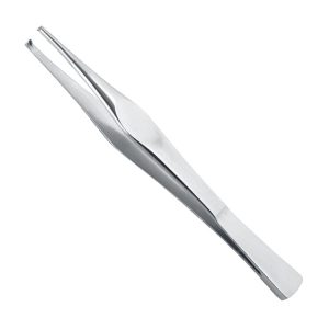 Penseta Michel do nakładania klamer 1x2 ząbki 120mm