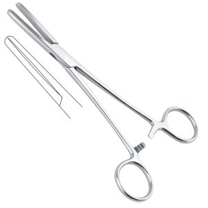 Kleszczyki Presbyterian-hospital zaciskowe do przewodów 150mm