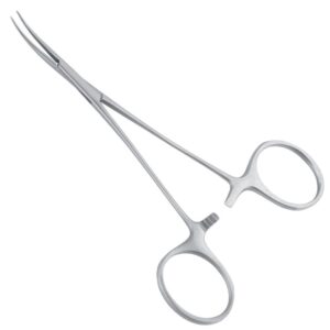 Kleszczyki naczyn. Falcon-Ultra lekki zagięte 125mm