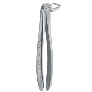 Extraction forceps European pattern Petite lower roots narrow tips fig. 33A