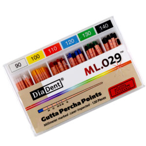 Diadent Gutta Percha points ML.029 assorted sizes 90-140 (120 pieces)