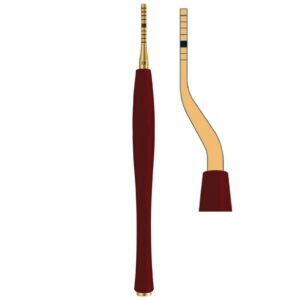 Century-Line Sinus osteotome concave bayonet 2.2mm (Red)