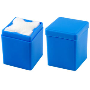 Gauze sponge dispenser blue 50 x 50 mm