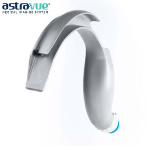 Astra-Vue ULTRA reusable video laryngoscope blade Channeled Hyperangulated Size 1