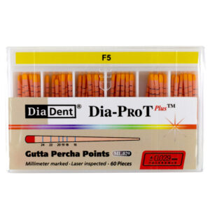 Dia-Pro T Gutta Percha Points (ProTaper) #F5 (60 pieces)