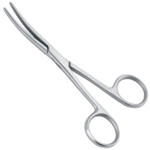 Forceps dressing Bryant curved 130mm