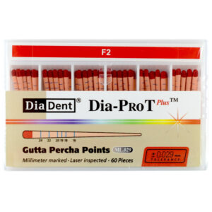 Dia-Pro T Gutta Percha Points (ProTaper) #F2 (60 pieces)