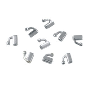 Crimpable tube with curved hook .016" x .022" (Pack of 10 pieces)