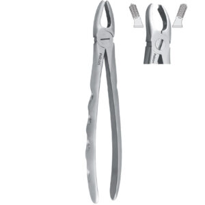Extraction forceps with anatomical handle fig. 17