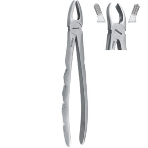Extraction forceps with anatomical handle fig. 18