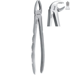 Extraction forceps with anatomical handle fig. 22