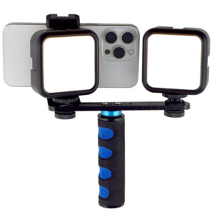 Zestaw fotograficzny z uchwytem na smartfon