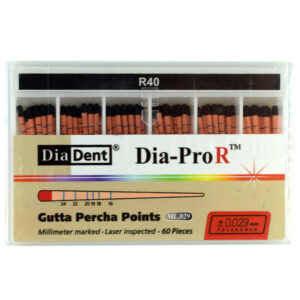 Gutta percha Dia Pro R #40 (60 szt.)