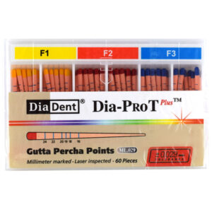 Gutta percha diadent systemowa Dia Pro T F1/F3 (60 szt.)
