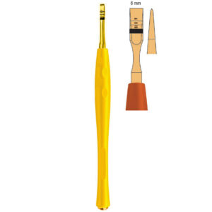 Century-Line Osteotome with marking straight 6mm (Orange)